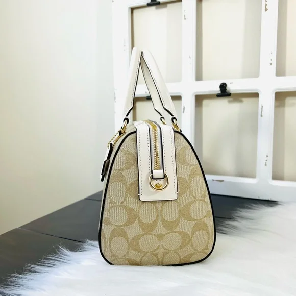 COACH Signature Rowan Satchel - Picture 5 of 11